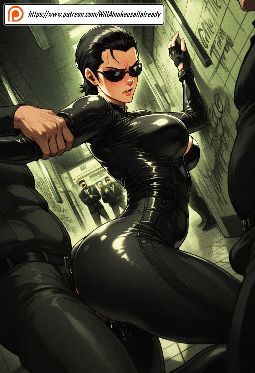 Rule 34 – against wall ai generated fucked from behind the matrix trinity (the matrix) willainukeusallalready | 13026629