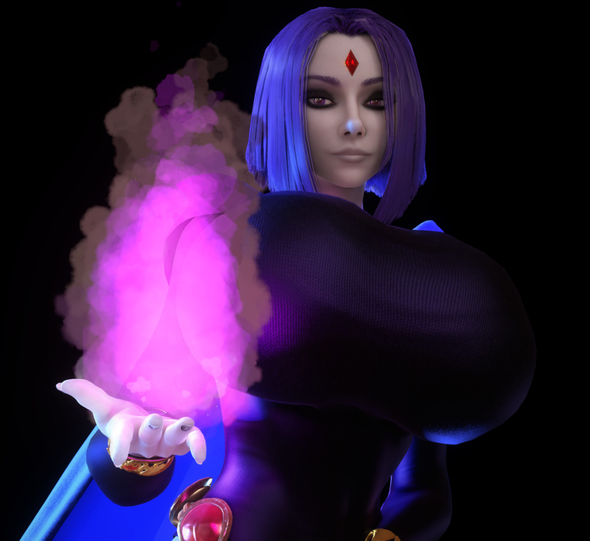Rule 34 – 1girls alternate breast size big breasts bodysuit breasts cambion cape clothed clothed female dc comics female female only grey body grey skin grey skinned female huge breasts large breasts magic purple bodysuit purple cape purple hair purple hair female rachel roth raven (dc) skin tight solo solo female teen titans upper body using magic vaako | 13307593