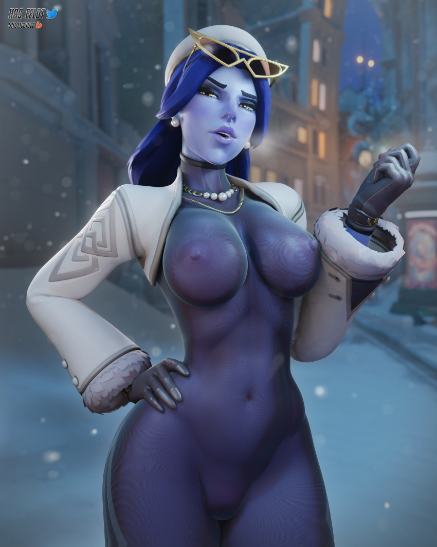 Rule 34 – 1girls 3d breasts hasfeldt looking at viewer overwatch widowmaker winter | 13172062