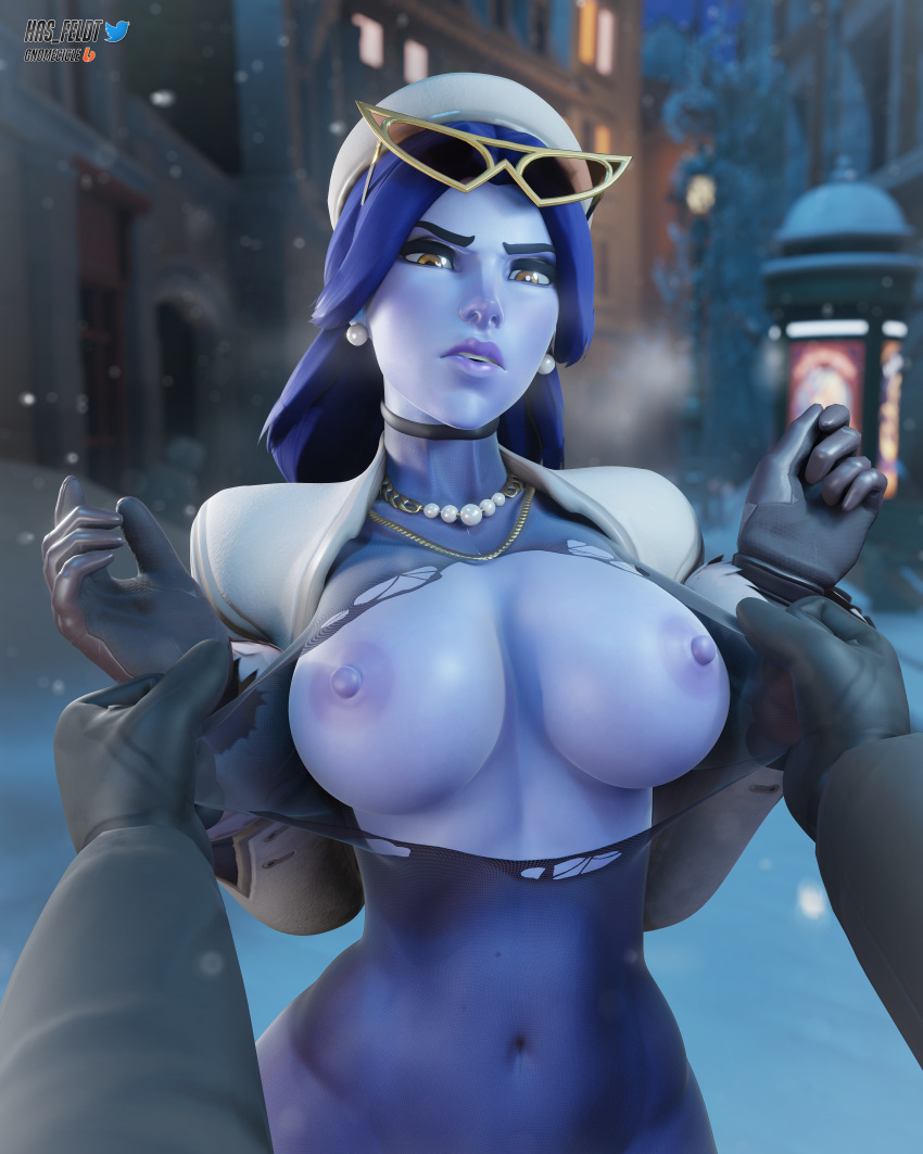 Rule 34 – 1girls 3d breasts hasfeldt looking at viewer overwatch widowmaker winter | 13172063