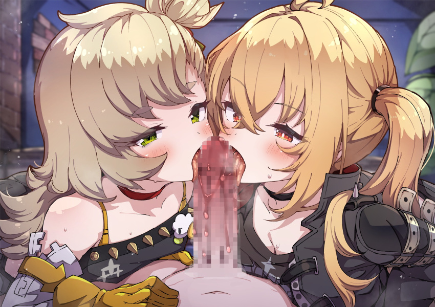 Rule 34 – 1boy 1boy2girls 2girls bed bedroom blonde hair blush cum green eyes jon (pixiv31559095) licking licking penis luciana de montefio piper wheel red eyes side ponytail tagme wise (zenless zone zero) zenless zone zero | 13052279