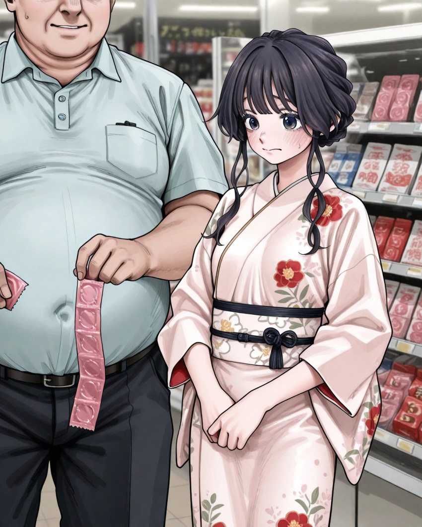 Rule 34 – 1boy 1girls blowjob condom facial female kimono male netorare ntr sex sexy ugly bastard waguri kaoruko | 13090504