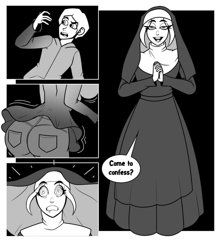 Rule 34 – 1boy 1girls ass ass expansion ass focus big breasts black and white blonde female blonde hair brainwashed brainwashing breast expansion breasts britney-tf butt clothing clothing transformation english english text female female focus gender transformation genderswap (mtf) hypnosis hypnotic eyes identity death jeans male to female mental transformation nun nun outfit original original character personality change religion religious clothing rule 63 text thin waist transformation transformation sequence | 13332577