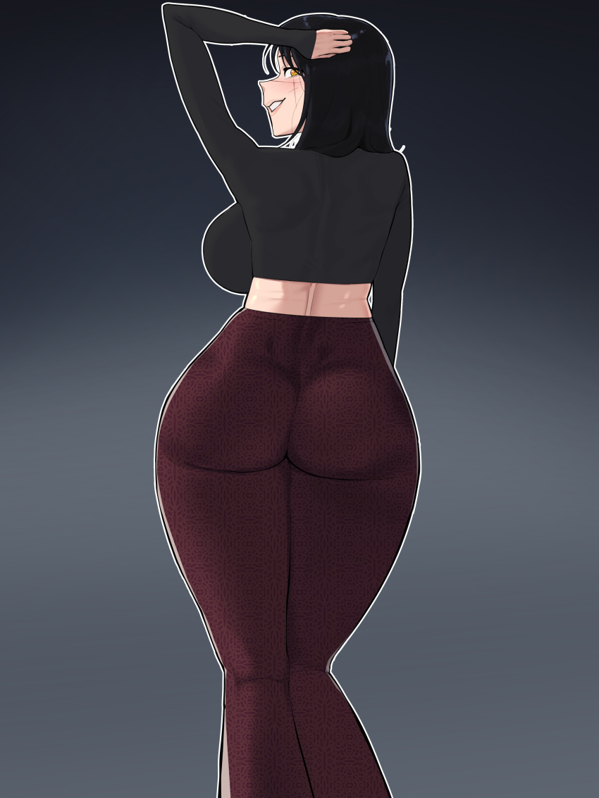 Rule 34 – 1girls ass ass big breasts black hair busty chainsaw man clothed dark hair fat ass female female only fully clothed huge ass huge butt large ass large breasts large butt light-skinned female light skin mitaka asa scar scar on face scarred scarred face scars on face thick thick ass thick thighs thighs tight clothes tight clothing tight fit tight pants yoru (chainsaw man) | 13465249