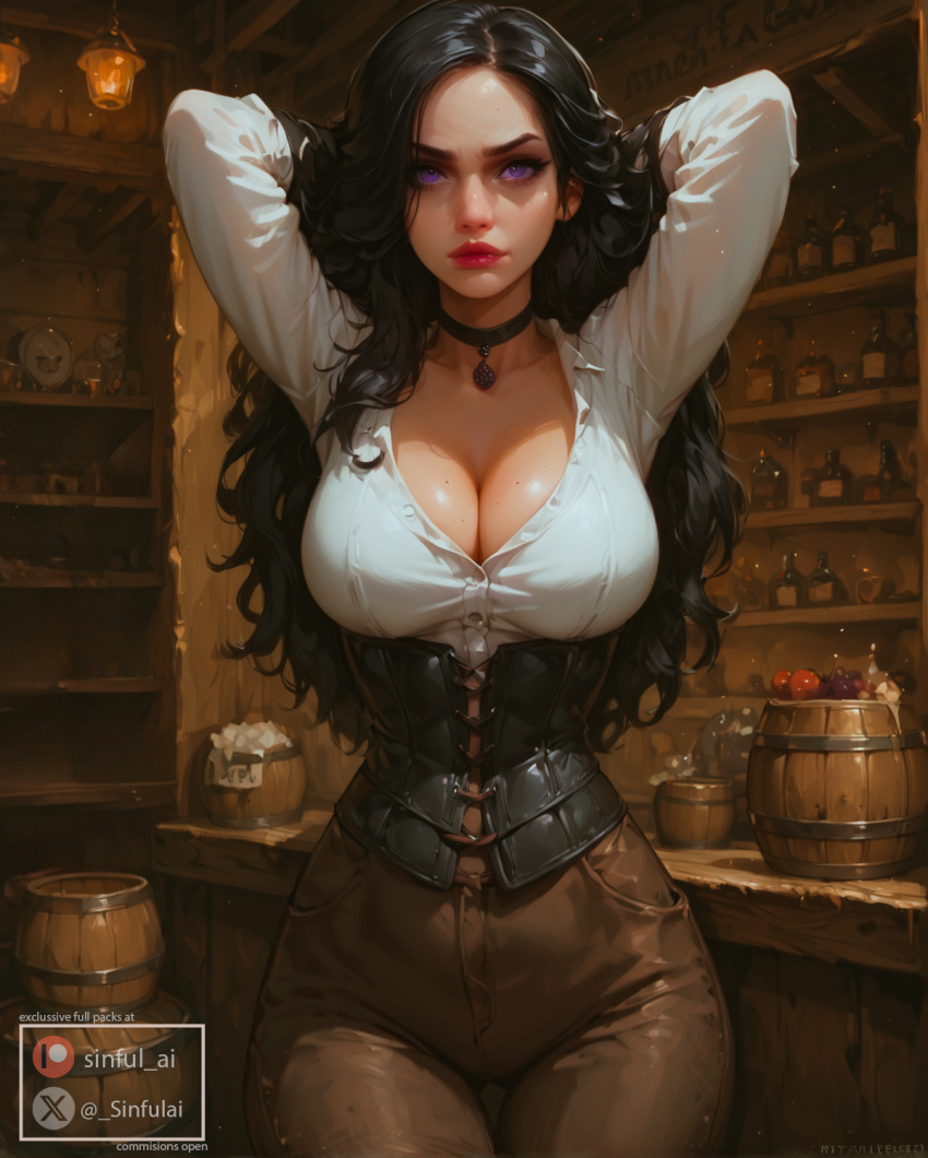 Rule 34 – 1girls ai generated aisinful big breasts black hair breasts cleavage female female only hi res huge breasts large breasts milf mommy mommy kink solo the witcher (series) the witcher 3: wild hunt thick thighs thighs wide hips yennefer yennefer of vengerberg | 13588416
