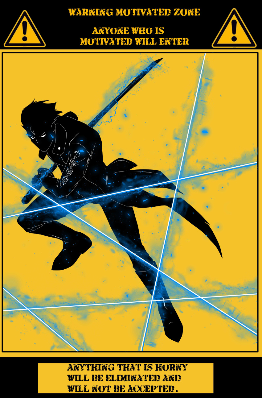 Rule 34 – capcom devil may cry digital drawing (artwork) meme meme reference mr invader reference safe for work sfw short hair silhouette vergil video game character video games warnig sign person warning sign warning symbol weapon | 13521225