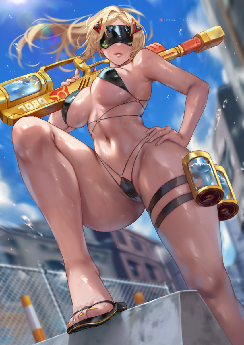 Rule 34 – blonde hair breasts breasts cameltoe female girl nipples swim suit trigger (zenless zone zero) zenless zone zero | 13339211