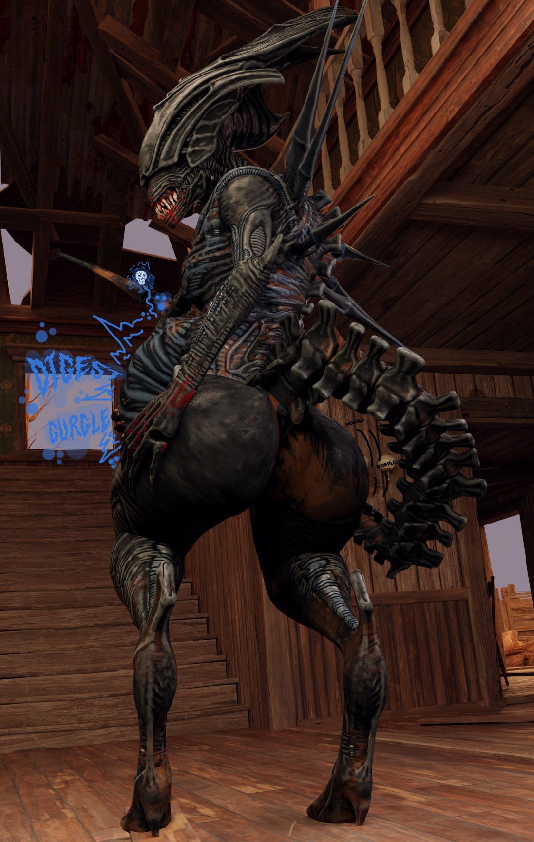 Rule 34 – 2girls alien alien (franchise) alien queen ass digestion dudewow (artist) feet giantess huge ass monster monster girl vore vore belly xenomorph xenomorph queen | 13744164