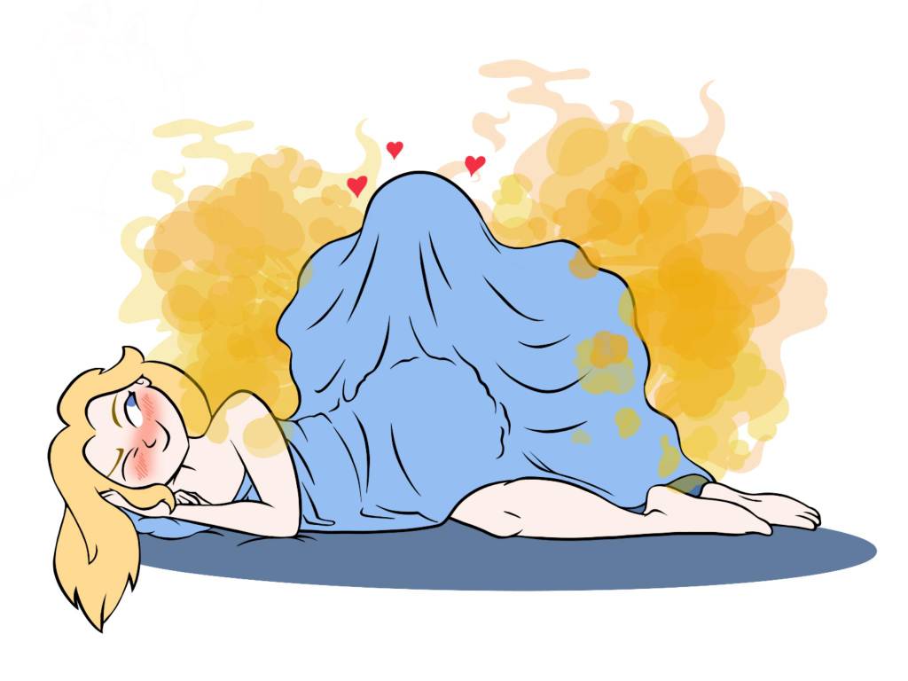 Rule 34 – 1girls blanket blonde hair dutch oven enjoying farts fart fart cloud fart fetish fartasticgirl farting hearts around head hotbox under blanket unseen character | 13656866