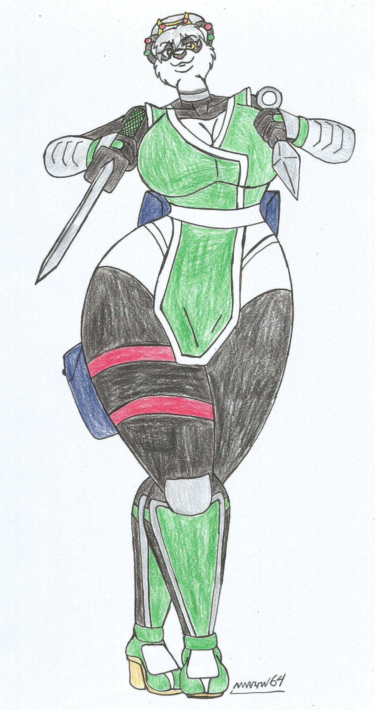 Rule 34 – anthro big breasts big hips black body black fur brown nose cosplay earrings equipment furry golden eyes hair clip hair tied haruna kisuki (waifuland) high heels katana kunai kunoichi looking at viewer marlon64 ninja girl ninja suit panda panda girl silver hair smiling at viewer solo female traditional drawing (artwork) waifuland walking in on weapons white background white body white fur | 13688215