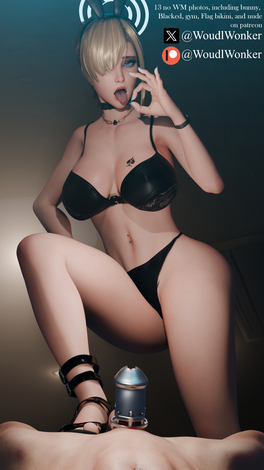 Rule 34 – 3d asuna (blue archive) blonde hair blowjob gesture blue archive blue eyes caged caged cock chastity cage cuckold cuckold pov lingerie queen of spades seductive seductive look stepped on woudlwonker819 | 13971229