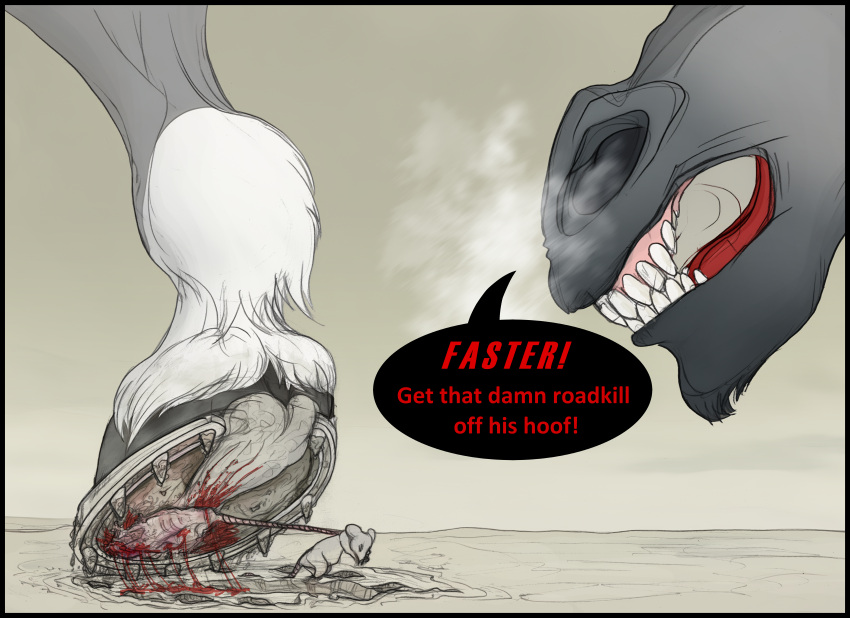 Rule 34 – absurd res crush equid equine feral gore hi res horse macro mammal micro mouse murid murine rat rodent shiraclawr squash (disambiguation) stomping trampling | 13758938