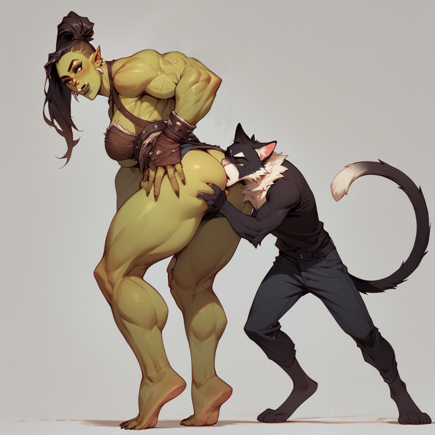 Rule 34 – 1boy 1girls ai generated arched back ass ass focus big ass big breasts bigger female black fur black hair breasts brown eyes catboy feline female furry furry male green-skinned female green skin muscular muscular female nowrin nude ass orc orc (warcraft) orc female photoshop ponytail rimming rimming female size difference smaller male stable diffusion thick thighs thighs tuxedo cat warcraft warrior world of warcraft | 13881986