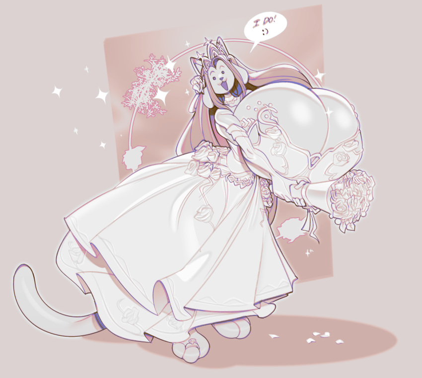 Rule 34 – big breasts breasts canid canine canis clothing digit ring digital drawing (artwork) digital media (artwork) domestic dog dress felid feline female flower hi res huge breasts jewelry mammal plant ring solo submarine screw temmie (undertale) text undertale undertale (series) wedding dress wedding ring | 13958702