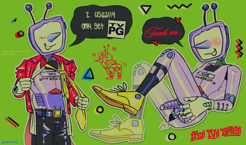 Rule 34 – 1boy cock deltarune deltarune chapter 3 emetofiles english text male male only no eyes partially clothed robot robot boy sock garters suit suit and tie tenna (deltarune) tv head tv head robot | 13920876