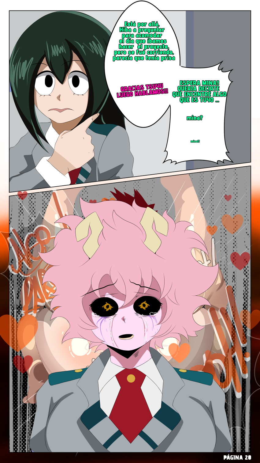 Rule 34 – ashido mina asui tsuyu crying mina ashido my hero academia netorare ntr page 20 traumatized tsuyu asui | 13737708