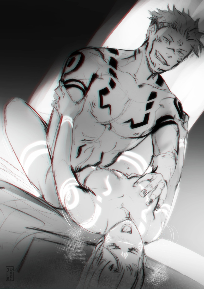 Rule 34 – black and white fucked into submission fully nude jujutsu kaisen kugisaki nobara missionary position pleasure face pleasured female possession ryoumen sukuna (jujutsu kaisen) slicked back hair smirk straight tattoo vaginal penetration willing prey willing transformation | 13828638