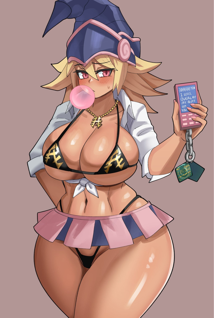 Rule 34 – 1girls breasts english text female female focus female only gagaga girl gyaru hi res large breasts looking at viewer phone skirt solo tan body tan skin tanned tanned female text thick thighs thighs thong wide hips ytrall yu-gi-oh! | 13648598