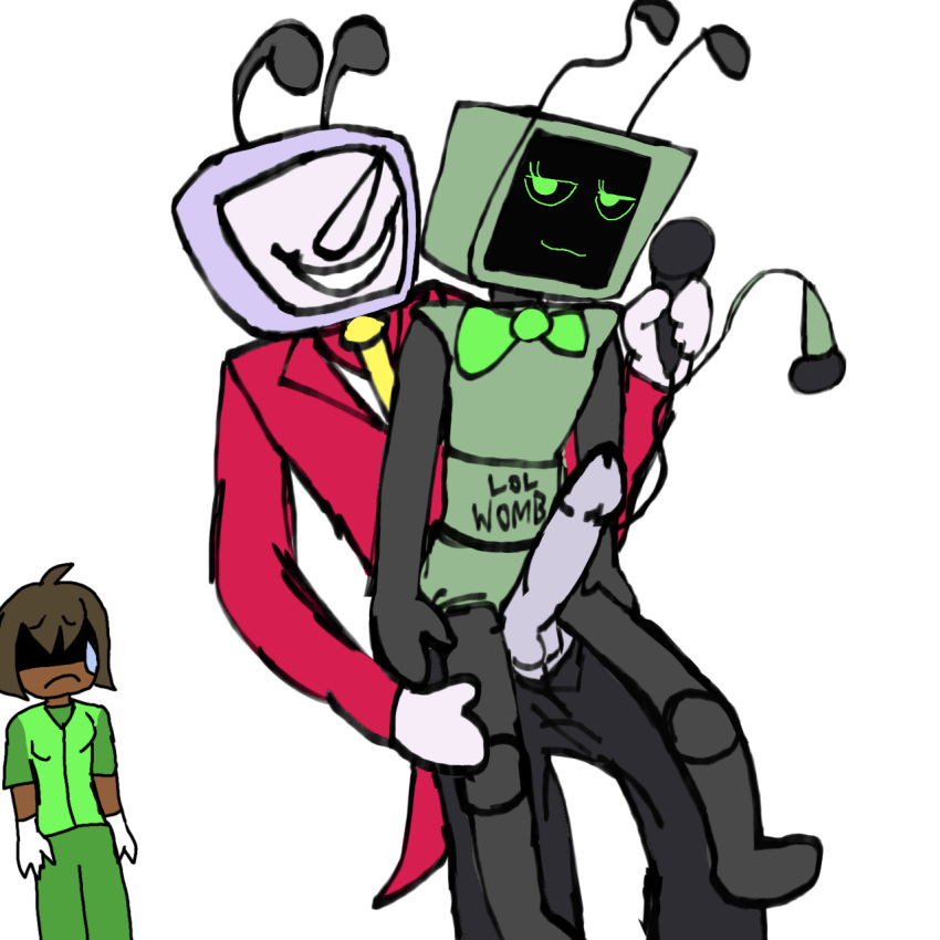 Rule 34 – 1boy 1boy1girl 2girls crack pairing crossover dandy’s world deltarune deltarune chapter 3 handler jxci meme reference self upload size difference tenna tenna (deltarune) tv head vee (dandy’s world) | 13721950