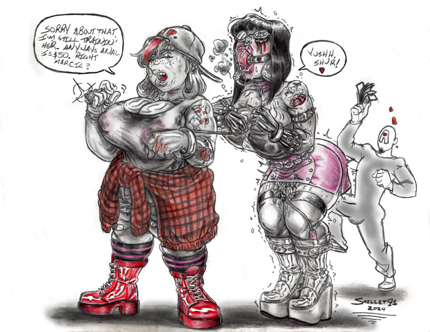 Rule 34 – abuse anon anonymous character anonymous male big breasts bimbo bimbo lips bitch black eye blood bondage bruise bruised client commission commission art commissions open costumer dialogue dirty dirty clothing dykes erection under clothes fanart hat high heel boots high heels lips marci marcie peanuts peppermint patty pimp platform boots platform footwear platform heels prostitute prostitution selective color shading sketch skillet91 stock stockings tattoo tattoo on arm tattooed arm tattoos thick thighs traditional art traditional drawing (artwork) traditional media traditional media (artwork) vibrator vibrator in ass vibrator in pussy whored whored out | 13961619