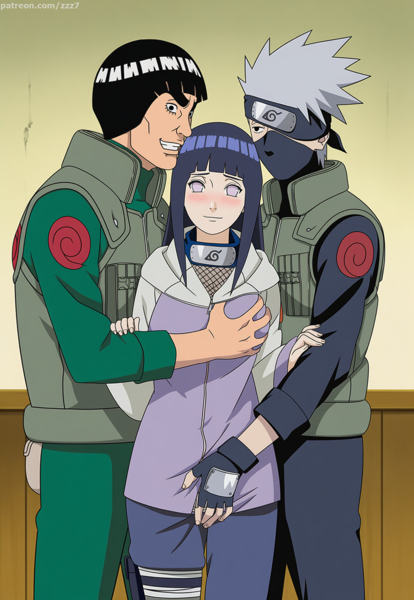 Rule 34 – 1girls 2boys 2boys1girl adult and teenager age difference ai generated blush breast grab crotch grab grabbing groping hand on another’s arm hatake kakashi hyuuga hinata hyuuga hinata imminent threesome indoors mature male might guy naruto naruto (series) naruto shippuden naruto shippuuden sandwiched sensei standing teacher watermark zzz7 | 13971390