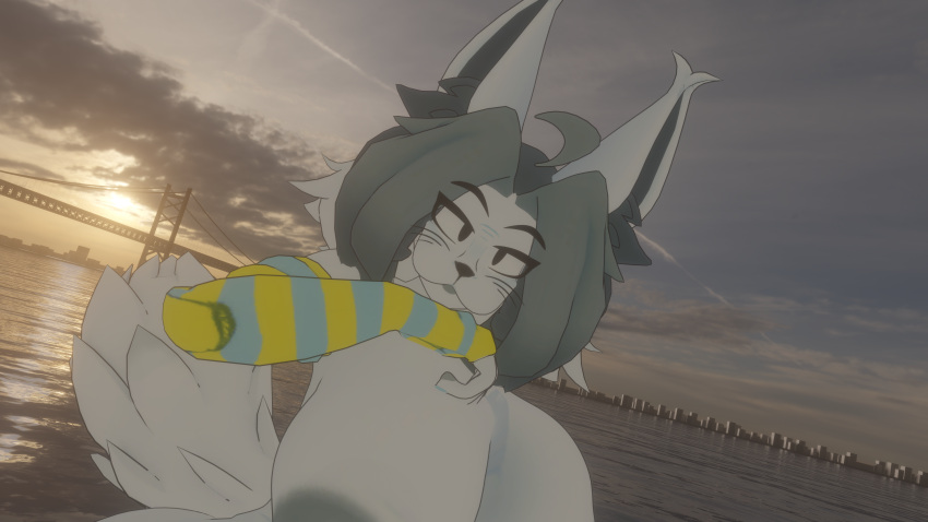 Rule 34 – anthro big ass big breasts black eyes black nose catgirl feline female female only furry gray hair highres itzxenoshi nonehub nude nude female solo temmie temmie (undertale) undertale vrchat vrchat avatar whiskers white ears | 13813247