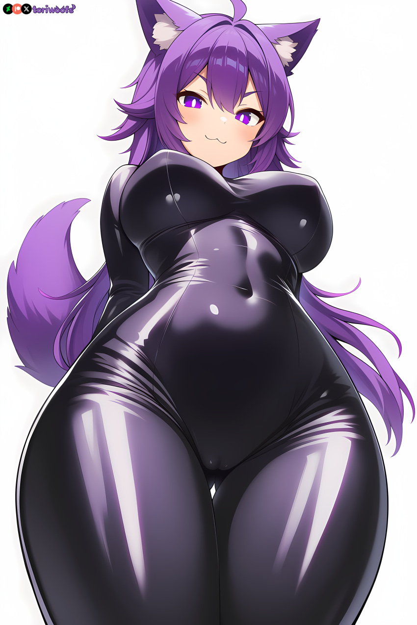 Rule 34 – ai generated big breasts big breasts breasts breasts breasts breasts cameltoe curvy cute dog ears dog girl doggirl female female female focus highres hips huge boobs huge breasts kemonomimi latex light skin light skinned female long hair patreon username petgirl petite purple ears purple eyes purple hair purple tail self upload skin tight thick thighs thighs tight clothing tori toriwoofs watermark wavy hair white skin white skinned female wide hips wolf ears | 13958348