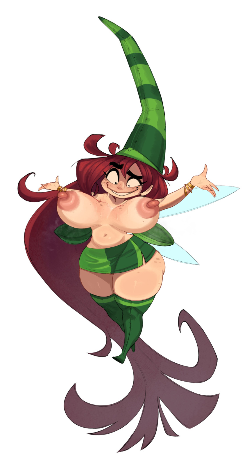 Rule 34 – 1girls armpits ass betilla (rayman) black eyes bouncing breasts female female focus freckles grin hat huge ass huge breasts large breasts long hair monugi doodles (artist) nipples nymph (rayman) rayman (series) rayman origins red hair solo solo female solo focus thick thighs ubisoft wardrobe malfunction wings | 13653410