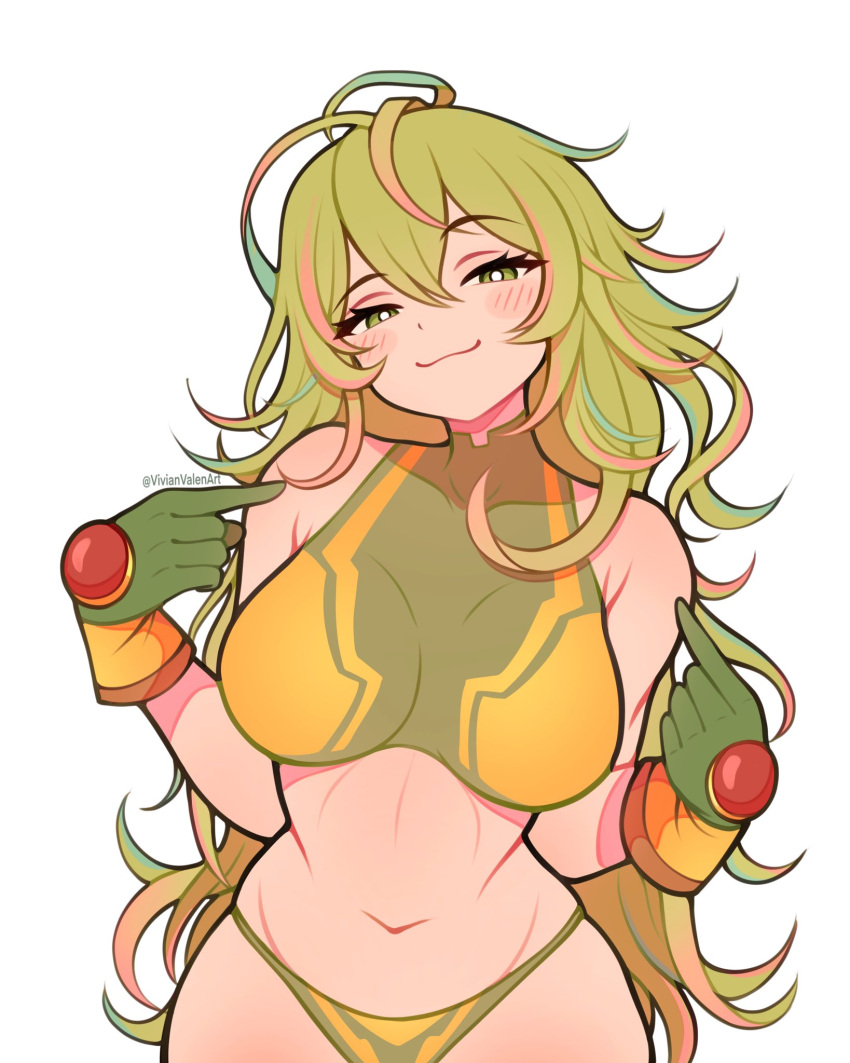 Rule 34 – 1girls artist request boku no hero academia breasts female female focus female only green eyes green hair hi res large breasts light-skinned female light skin looking at viewer midriff my hero academia my hero academia (finale) smile solo thighs tooru hagakure tooru hagakure (post-timeskip) tooru hagakure (visible) wide hips | 13954528