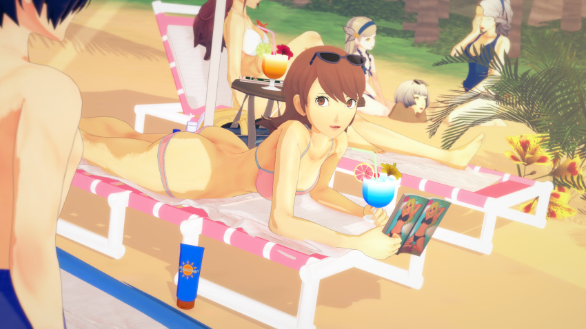 Rule 34 – 1boy 3d 5girls beach bikini elizabeth (persona) koikatsu lavenza margaret (persona) mitsuru kirijo oshino3d persona persona 3 tagme yukari takeba | 13974128