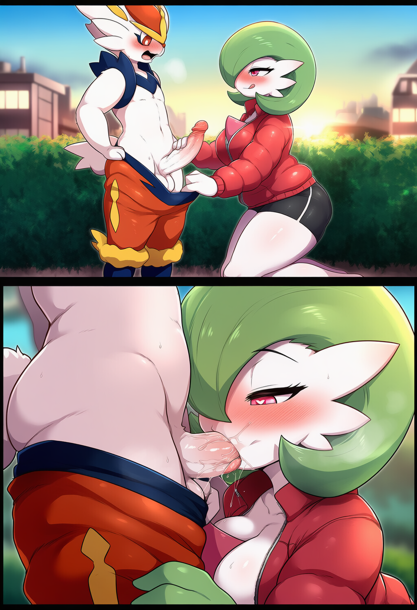 Rule 34 – ai generated blowjob cinderace comic gardevoir heart-shaped pupils nintendo on knees outdoors pants down penile penetration penis penis grab penis in mouth pokemon pokemon (species) undressed undressing undressing another video games | 14235270