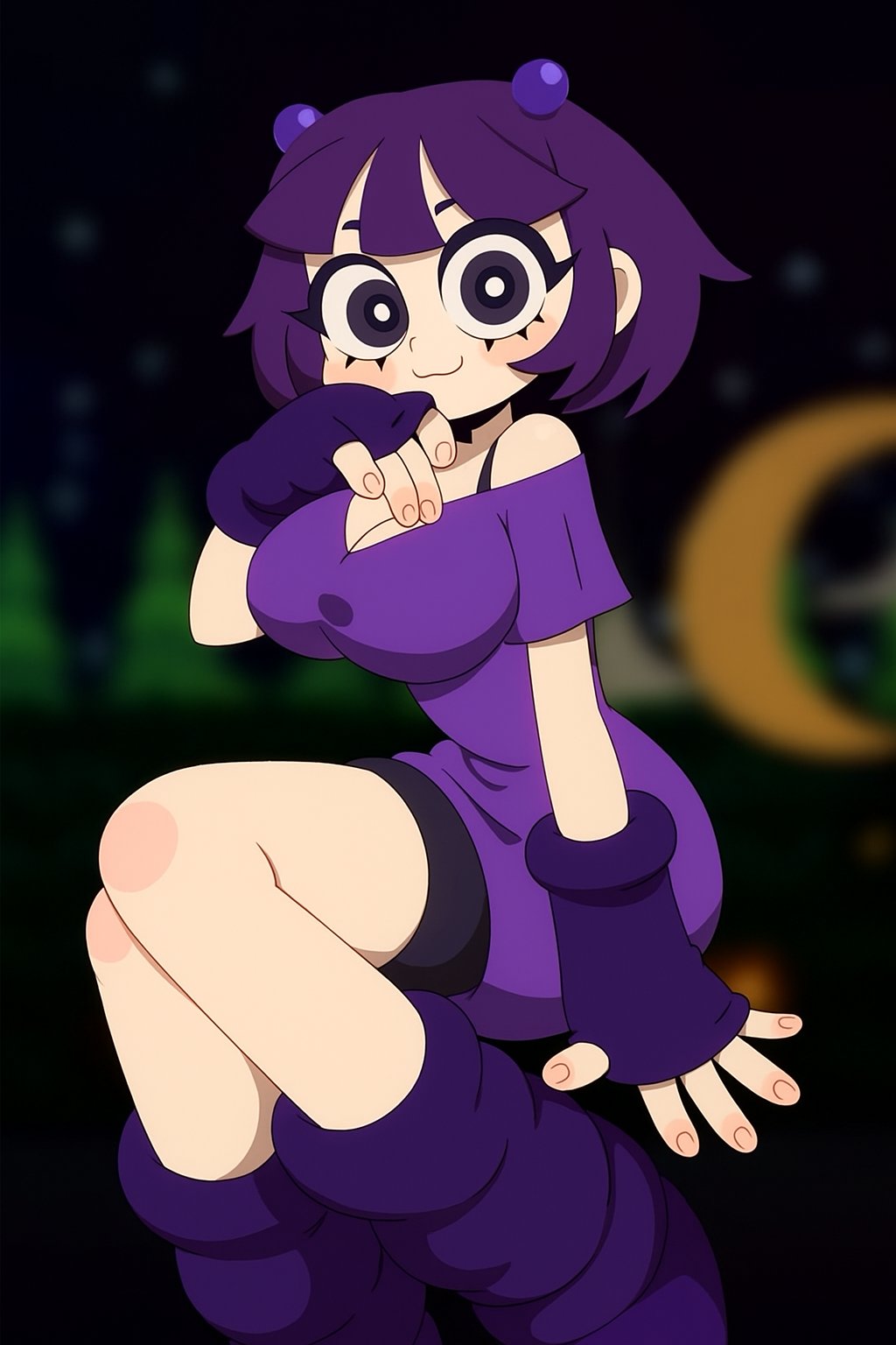 Green's firm grasp held her waist directing her actions