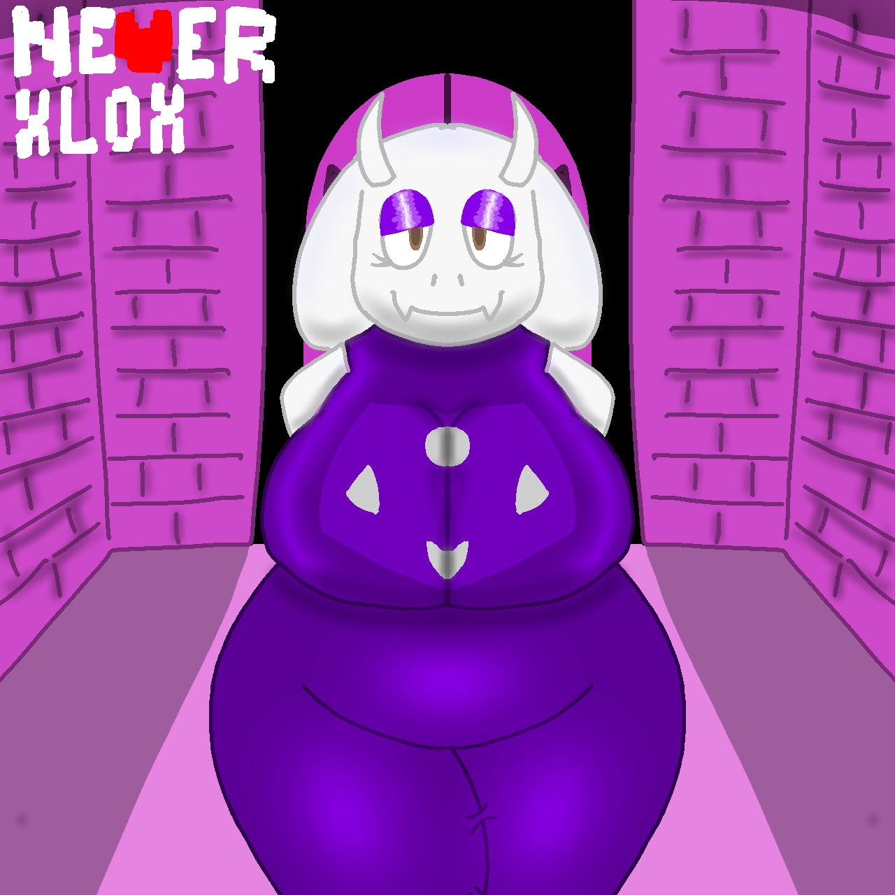 Rule 34 – 2025 2d 2d (artwork) 2d artwork anthro anthro female artist logo artist name big breasts furry furry female goat goat girl purple dress thick thighs toriel undertale white fur xxxloxy (artist) | 14187600