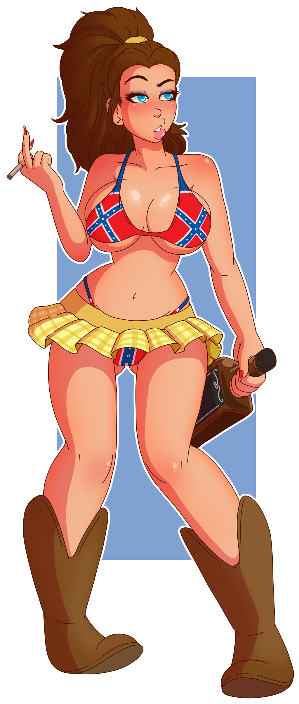 Rule 34 – beauty and the beast belle (beauty and the beast) big breasts bimbo bimbo body bimbo lips blue eyes brown hair confederate flag confederate flag bikini disney hillbillification hillbilly large breasts trashy wrenzephyr2 | 14199188