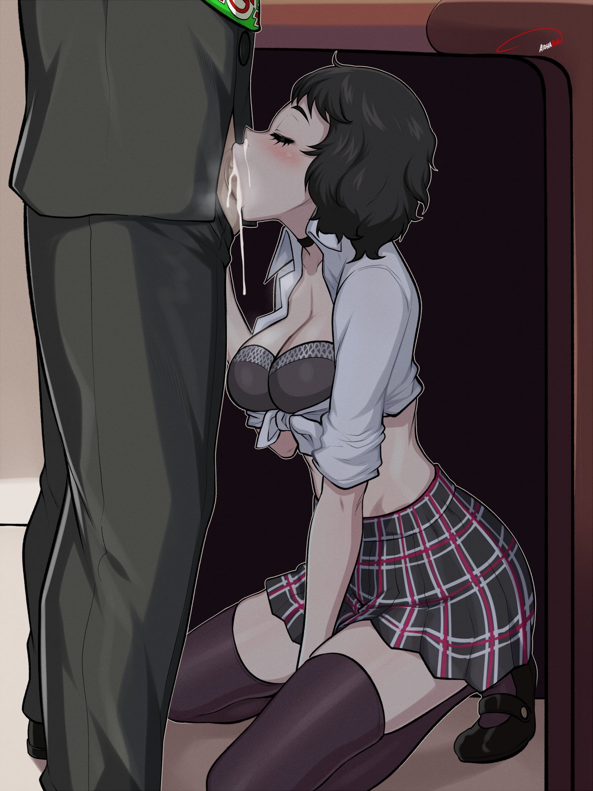 Rule 34 – aldharoku artist name blush climax closed eyes cum cum in mouth cum inside cum leaking deepthroat dress up face fucking fellatio fit female fit male megami tensei mostly clothed orgasm pants down persona persona 5 persona 5 royal politician public fellatio sadayo kawakami school uniform sloppy blowjob teacher thick throat fuck throatpie under desk unseen male face | 14266324