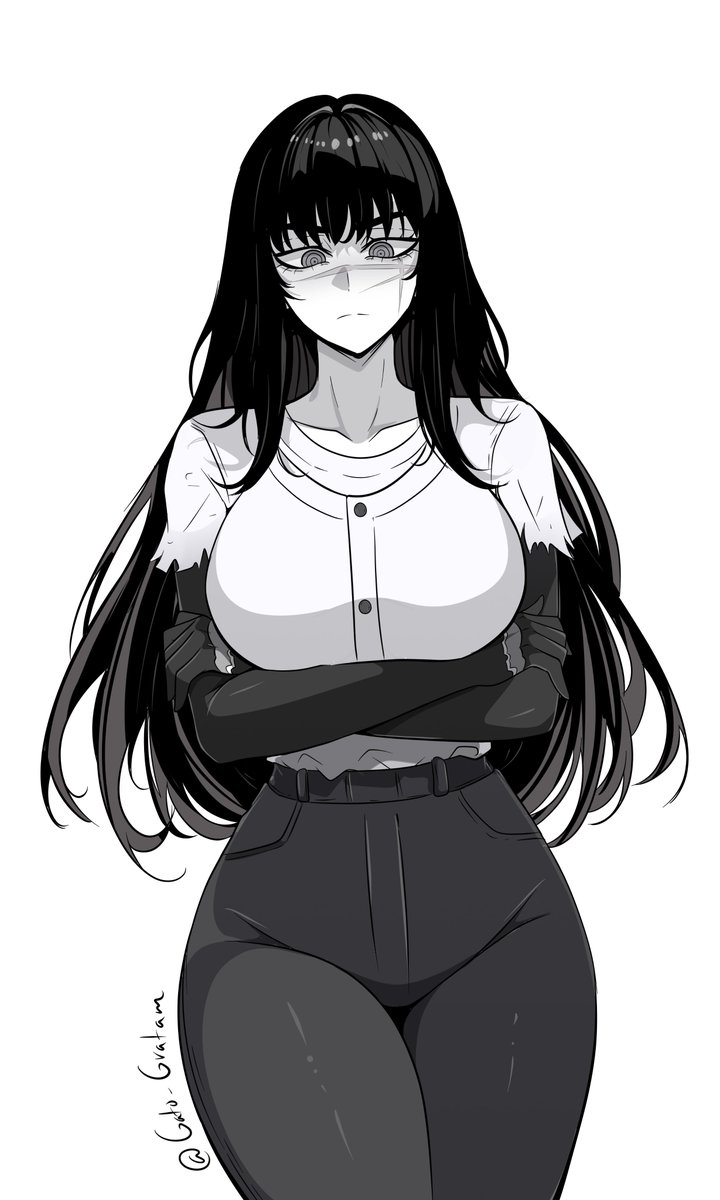 Rule 34 – 1female 1girls 2d arms crossed big ass big breasts black and white breasts chainsaw man female female focus female only gato gratam looking at viewer mitaka asa thick thick ass thick thighs thighs wide hips yoru (chainsaw man) | 14295967