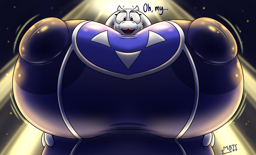 Rule 34 – anthro areola big areola big breasts big nipples boss monster (undertale) bovid breasts caprine clothing ellipsis english text female floppy ears goat hi res horn huge areola huge breasts huge nipples hyper hyper breasts looking at viewer low-angle view mammal mattthetooncat nipples open mouth robe solo text toriel undertale undertale (series) white body | 14152176