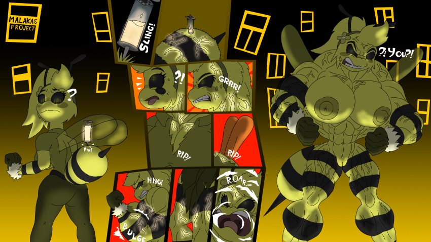 Rule 34 – 1girls abs anthro bee breasts bweswees bizznip clothes ripping colorbox (mustard) incredibox mod injection insect wings insects muscular muscular female pussy stinger syringe tagme transformation transformation by substance transformation sequence veins | 14171703