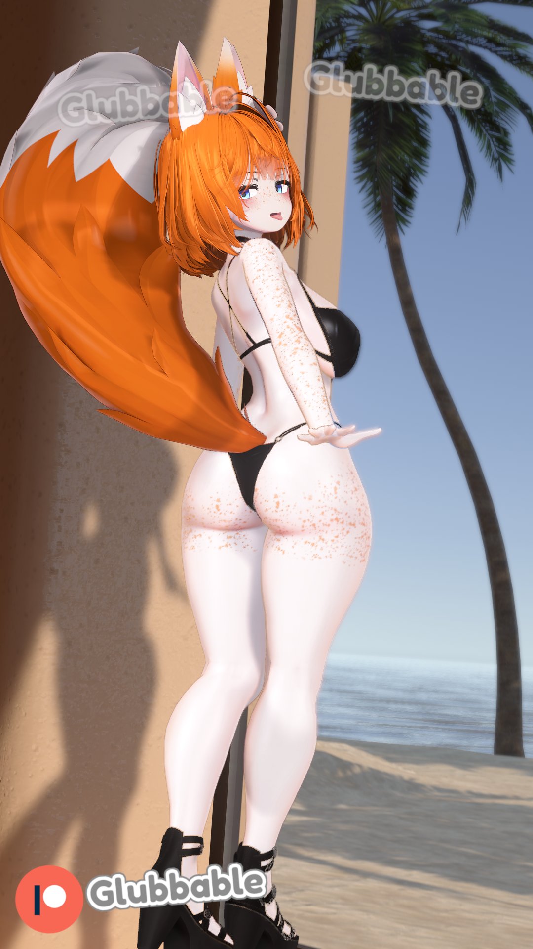 Rule 34 – 1girls beach big ass bikini bikini bottom bikini top blue eyes breasts female fox fox girl fox tail freckled face freckles freckles on ass freckles on breasts freckles on butt freckles on chest freckles on face freckles on shoulders freckles on thighs ginger hair glubbable huge breasts indie virtual youtuber large breasts light-skinned female light skin looking back at viewer patreon patreon logo patreon username smug smug face smug grin sweat sweatdrop sweating sweaty sweaty body sweaty breasts tongue tongue out virtual youtuber vrchat vtuber | 14329945