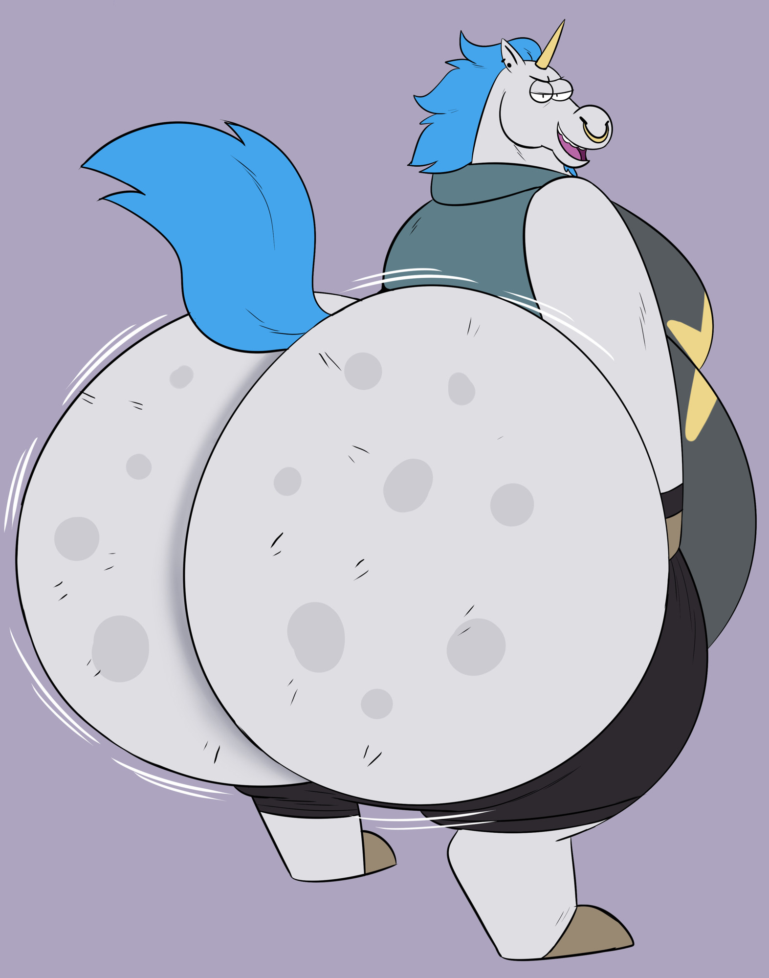 Rule 34 – 1boy 2d 2d artwok ass ass ass bigger than head big ass big butt big tummy blue hair chubby chubby male clothed clothes clothing equine freckles freckles on ass furry furry only hairy ass hooves horn huge ass huge butt hyper ass hyper butt jewelry looking at viewer looking back looking back at viewer looking over shoulder male male only megacoolbear megacoolbear (artist) motion lines narrowed eyes no genitals no sex nonhuman overweight overweight male pants around ankles pants down pulling down pants punk regular show shirt solo solo male standing tail tummy unicorn unicorn (regular show) wobbling ass | 14472188