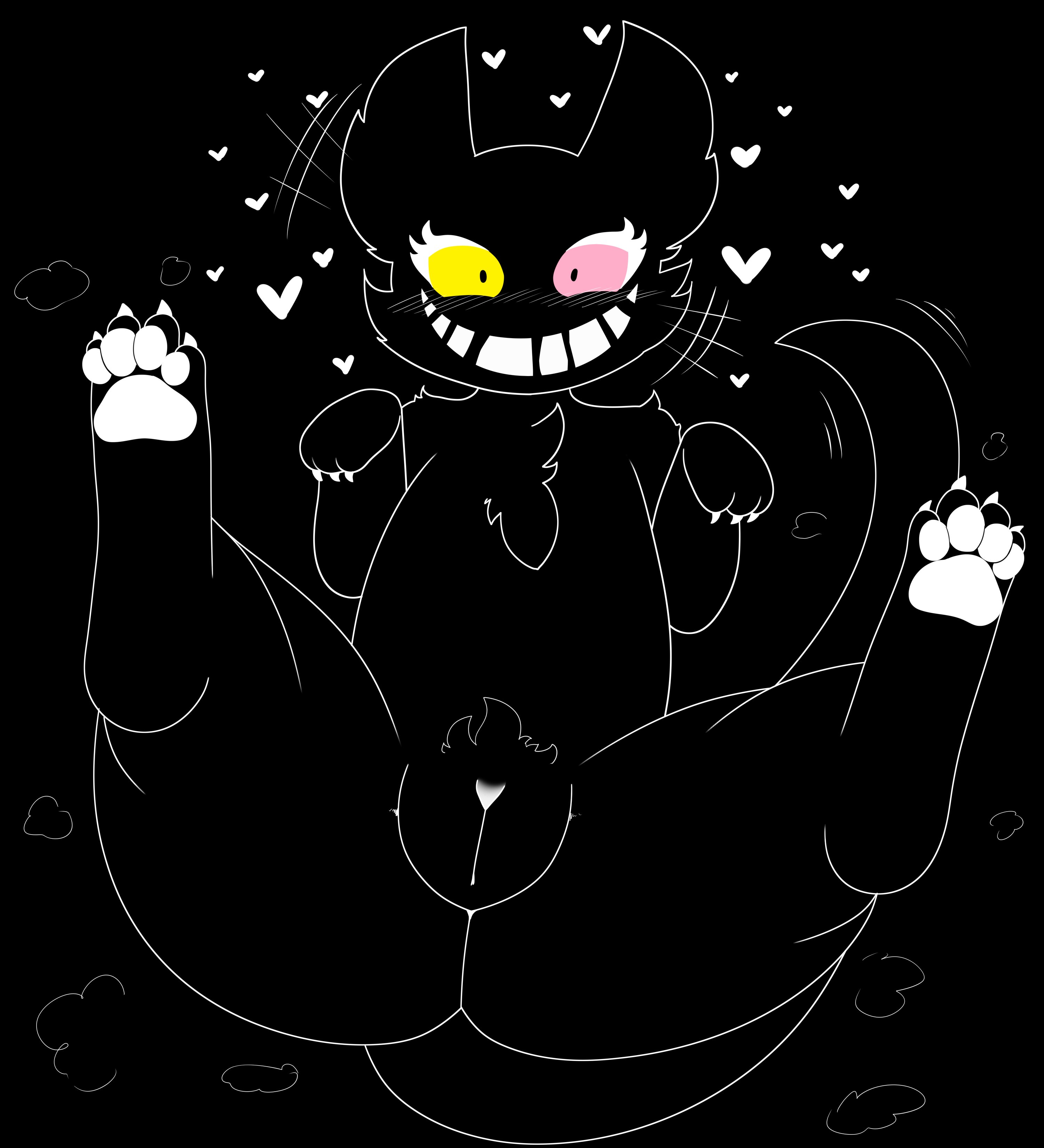 Rule 34 – 1girls ass black background black body black fur black hair blush blush lines blushing blushing at viewer blushing female cat ears cat tail chest tuft claws deltarune eyelashes feline female friend (deltarune) heart hearts around head heterochromia laugh laughing laughing at viewer legs apart legs spread legs up missionary missionary position mistpirit multicolored eyes on back pawpads paws pink eyes smile smiling smiling at viewer tailwag vagina wagging tail yellow eyes | 14479124
