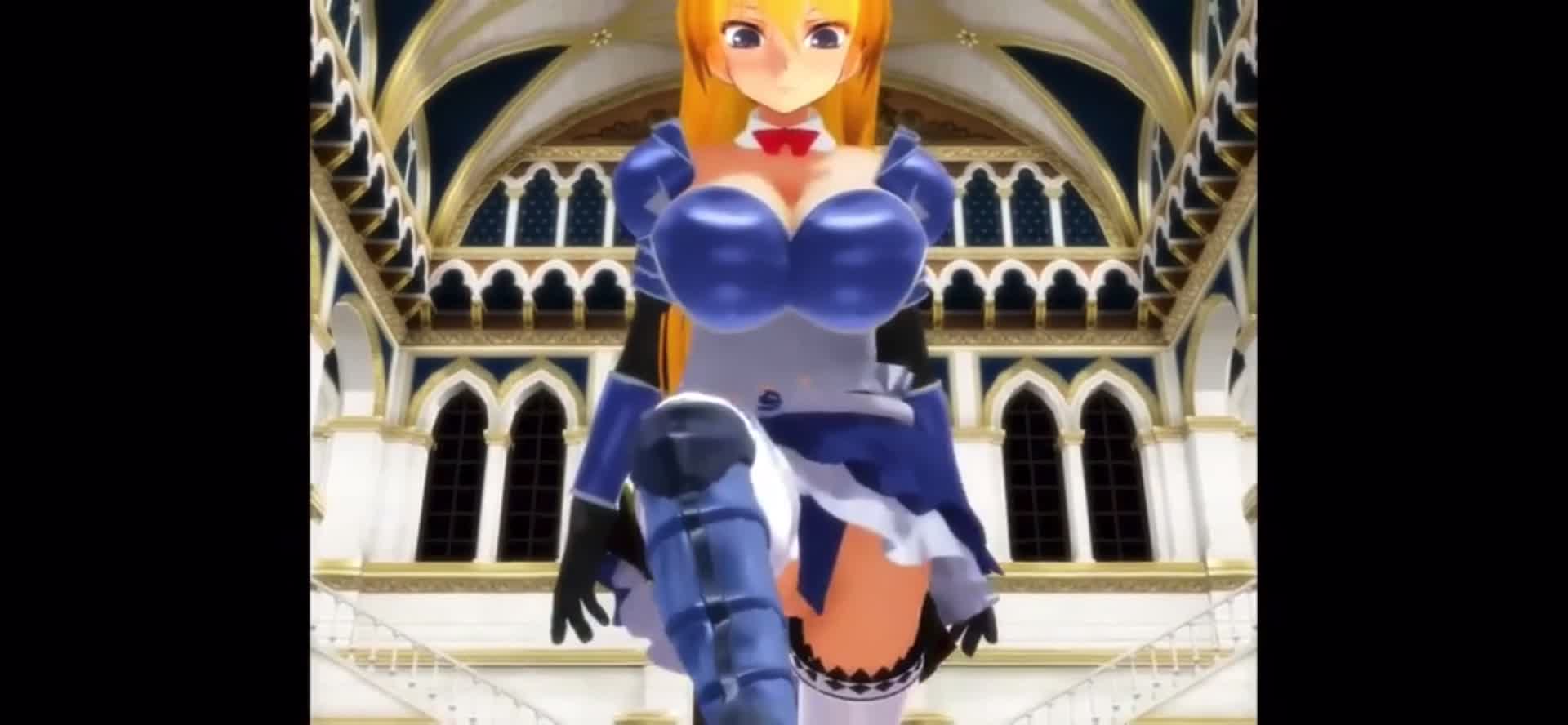 Rule 34 – 1girls animated armor ass beret big breasts blonde hair blue eyes blue hair boko877 breasts cleavage clothing crotch stepping female from below girl beats hero grey eyes hat jiggle leticia (girl beats hero) military military uniform panties panty shot pov skirt soldier sound stepped on stepping on genitals tagme thighhighs trample trampling underwear upskirt video yellow hair | 14495949