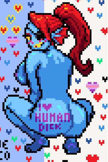 Rule 34 – 1girls amphibian amphibian female amphibian humanoid ass ass focus big ass big breasts big butt blue body blue skin blush blush blush lines blushing female eyepatch female female female only fish fully naked fully nude heart heart looking at viewer looking back naked naked female nude nude female pixel art ponytail red hair squatting undertale undertale (series) undyne wplace writing writing on ass writing on body writing on butt yellow eyes | 14496912