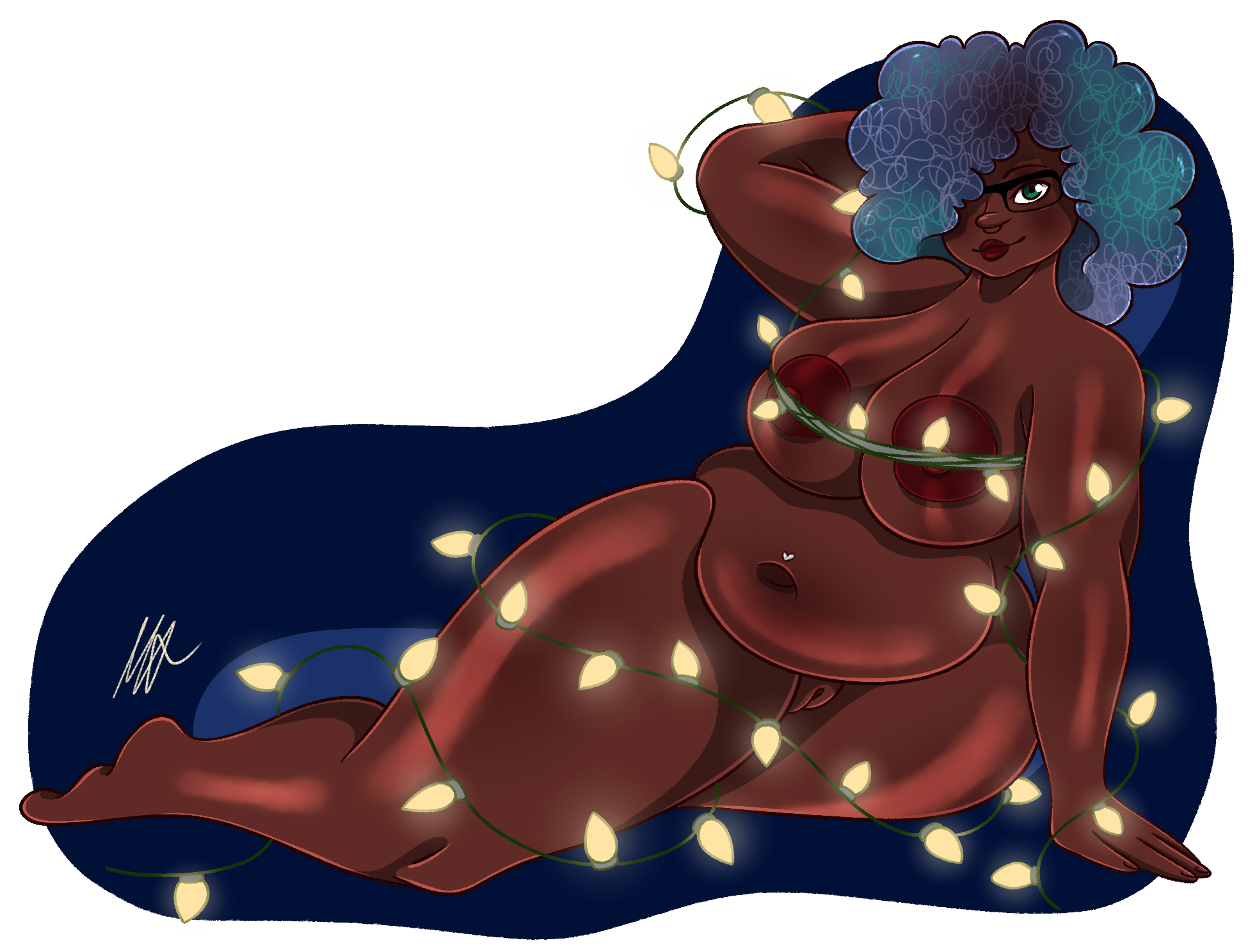 Rule 34 – belly belly button big breasts big breasts big breasts big thighs black body black skin christmas lights chubby chubby belly chubby female colored hair colorful hair curly hair dark-skinned female dark body dark nipples dark skin fat female fat thighs fat tits glasses hair over one eye kuroi hime lips messy hair sexy sexy body sexy pose simple background simple coloring simple shading teddybunnmt wrapped wrapped up | 14549488