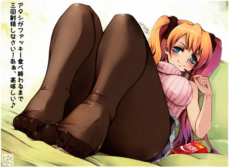 Rule 34 – blonde hair blue eyes blush brand name imitation brand name parody breasts clothed female nude male copyright request crush denim skirt dutch angle feet female femdom jean skirt large breasts male messiah cage miniboy nude orange hair pantyhose pocky reclining scrunchie see-through sheer legwear signature skirt sleeveless sleeveless turtleneck smirk sweater text tied hair toenail polish toes trample translated turtleneck twintails | 12356