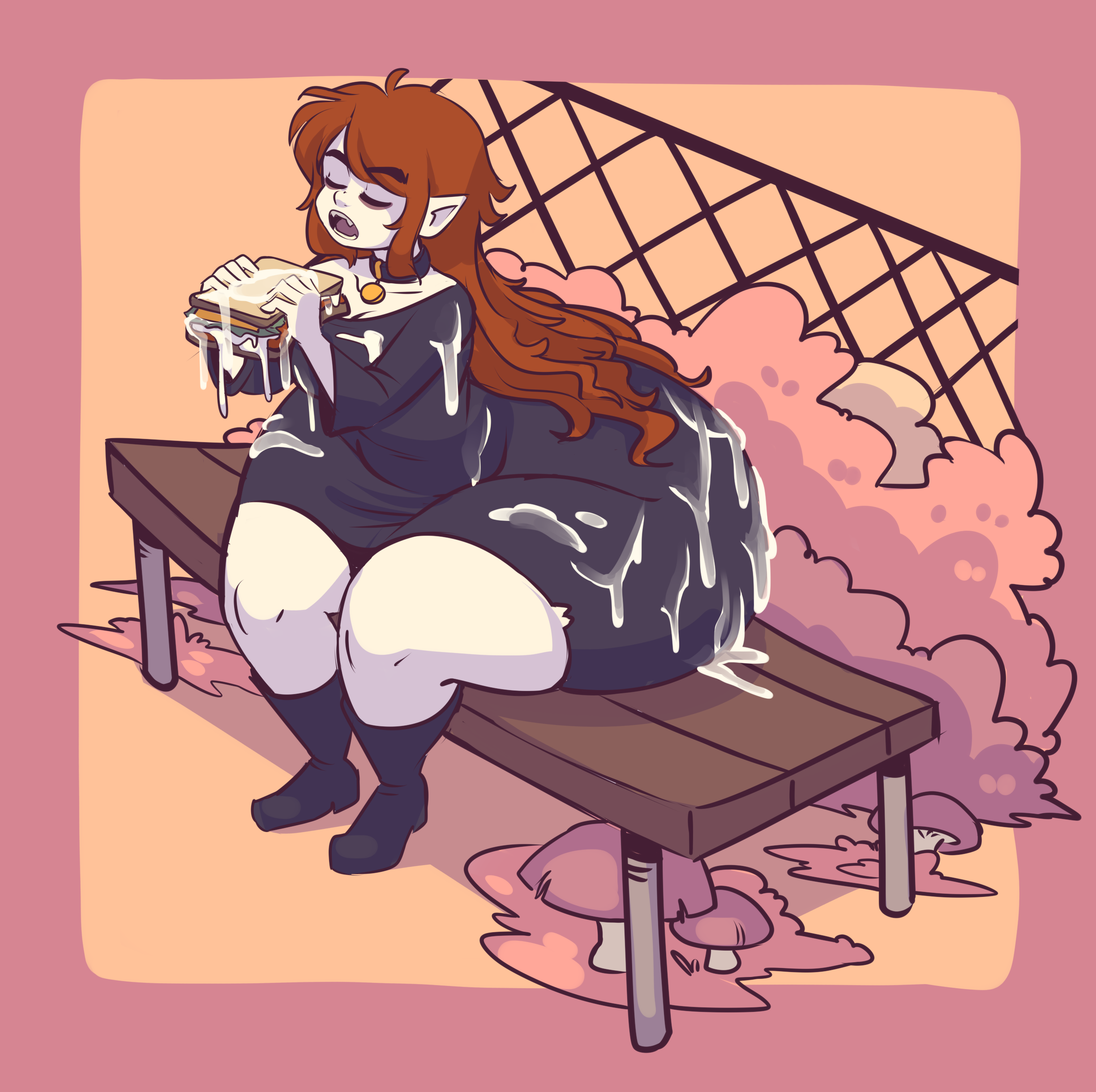 Rule 34 – 1girls ass cerealharem (artist) cum cum on body emi (cerealharem) female huge ass sitting unamused | 14568394