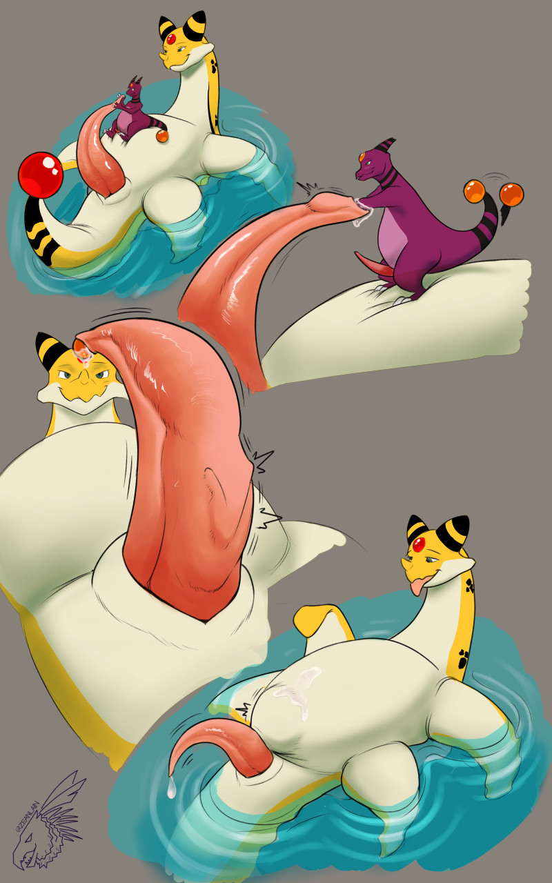 Rule 34 – 2022 5:8 ampharos anthro artist logo bodily fluids bulge cock vore colored duo erection feral generation 2 pokemon genital fluids genitals grey background head first hi res hybrid logo lying macro macro pred macro prey male male/male male pred micro nintendo nude macro nude male nude micro nude pred nude prey on back partially submerged penile penis pink penis pokemon pokemon (species) precum simple background smile stomach bulge tongue tongue out vore water willing pred willing prey yellow body zeanlain | 14589001