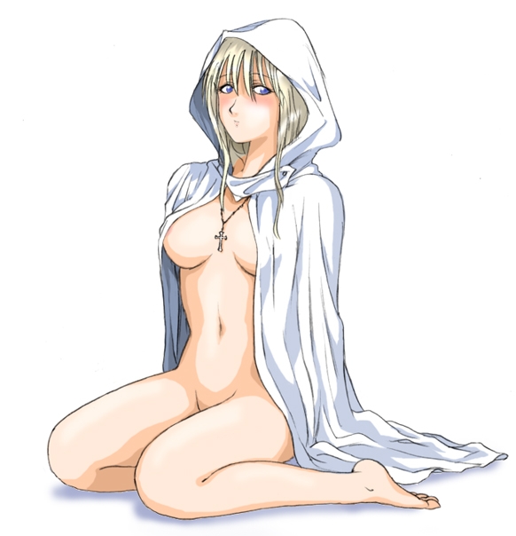 Rule 34 – 1girls blue eyes blush castlevania castlevania iii: dracula’s curse casual cleavage cloak clothing cross female female only functionally nude hood human necklace neckwear nude outerwear pale skin rosary solo solo female sypha belnades wariza | 25099
