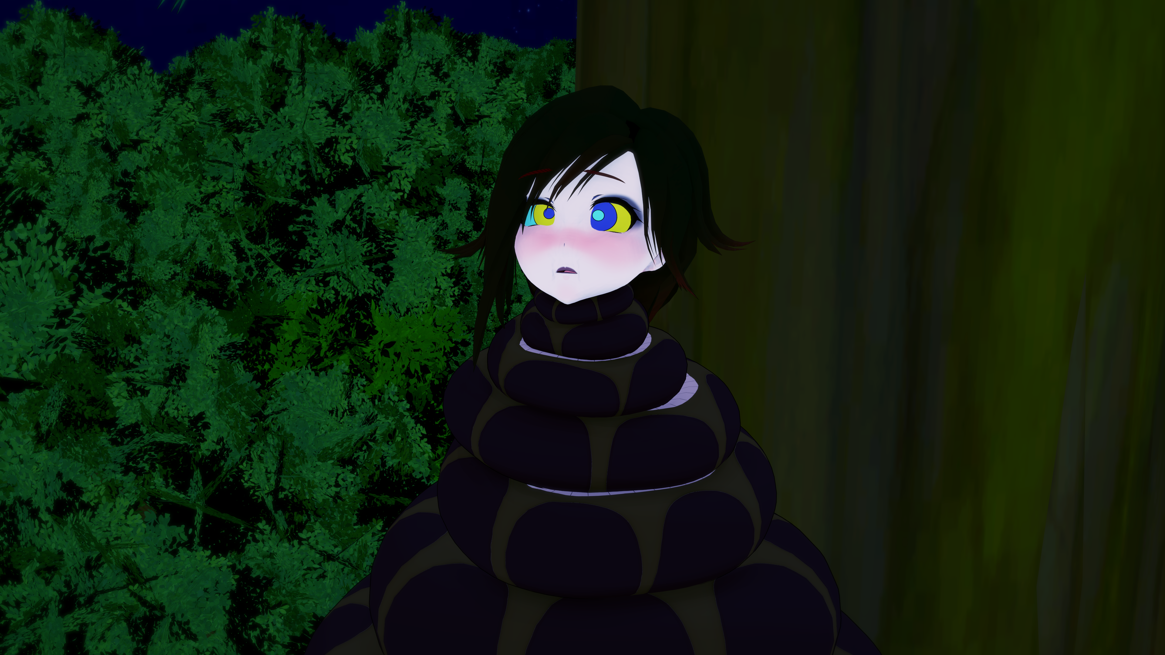 Rule 34 – 1boy 1girls 3d ass black hair breasts choking cleavage coiled coiling fat ass fat tits huge breasts hypnosis jungle kaa kaa eyes koikatsu lipstick loincloth midriff mind control mrkoiru outdoors pale skin resisting ruby rose rwby short hair snake the jungle book tree weak resistance wide hips | 14622699