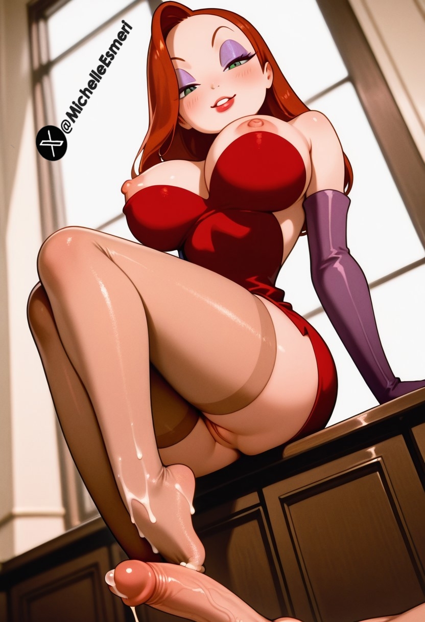 Rule 34 – ai generated civitai cum cum on feet disney feet female footjob jessica rabbit lingerie michellesme stockings who framed roger rabbit | 14367049